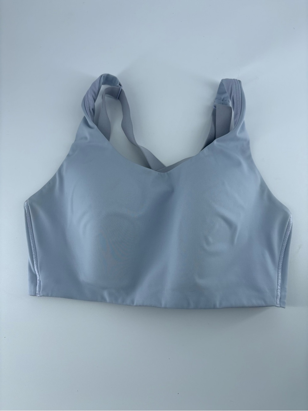 lululemon athletica Light Gray Seamless Sports Bralette